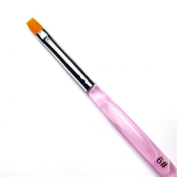 Gel Pinsel Rosa Gr. 6